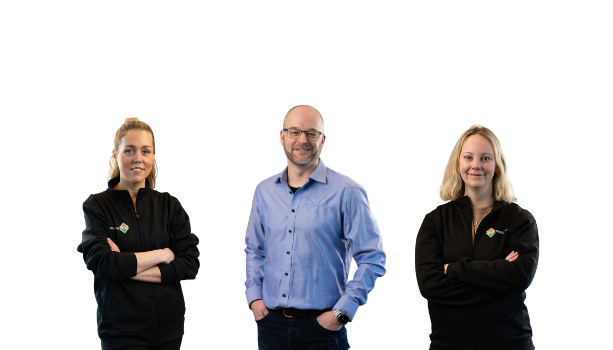 Sander, Maaike en Monique